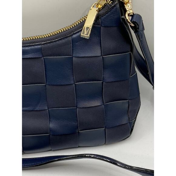 VICTORIA'S SECRET Women's Navy Blue Woven Crossbody Bag - Picture 7 of 10